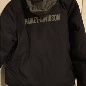 Harley-Davidson Black and Gray Jacket